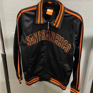 Black and Orange San Francisco Zip Jacket